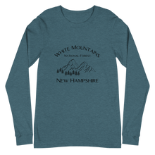 Carica l'immagine nel visualizzatore di Gallery, White Mountains Unisex Long Sleeve Tee