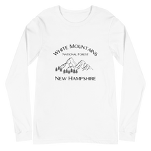 Carica l'immagine nel visualizzatore di Gallery, White Mountains Unisex Long Sleeve Tee