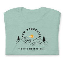 Загрузить изображение в средство просмотра галереи, White Mountains New Hampshire Unisex T-Shirt