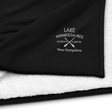 Load image into Gallery viewer, Lake Winnipesaukee Premium sherpa blanket
