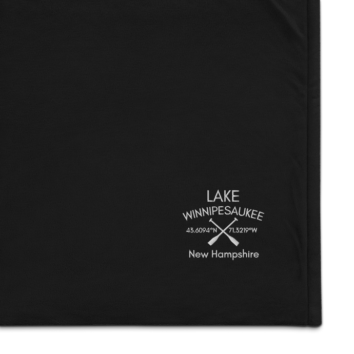 Lake Winnipesaukee Premium sherpa blanket