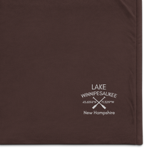 Load image into Gallery viewer, Lake Winnipesaukee Premium sherpa blanket
