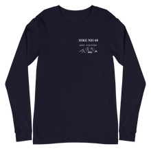 Load image into Gallery viewer, Hike NH 48 Dual Print Long Sleeve Unisex Tee
